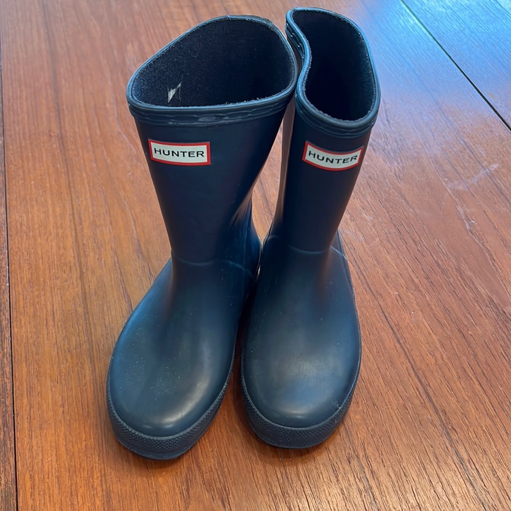 Kids Hunter Rain Boots - used excellent condition Size US 11 / EU 29